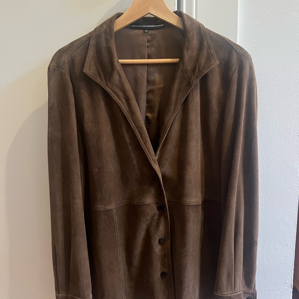 Brown Suede Jacket women’s large